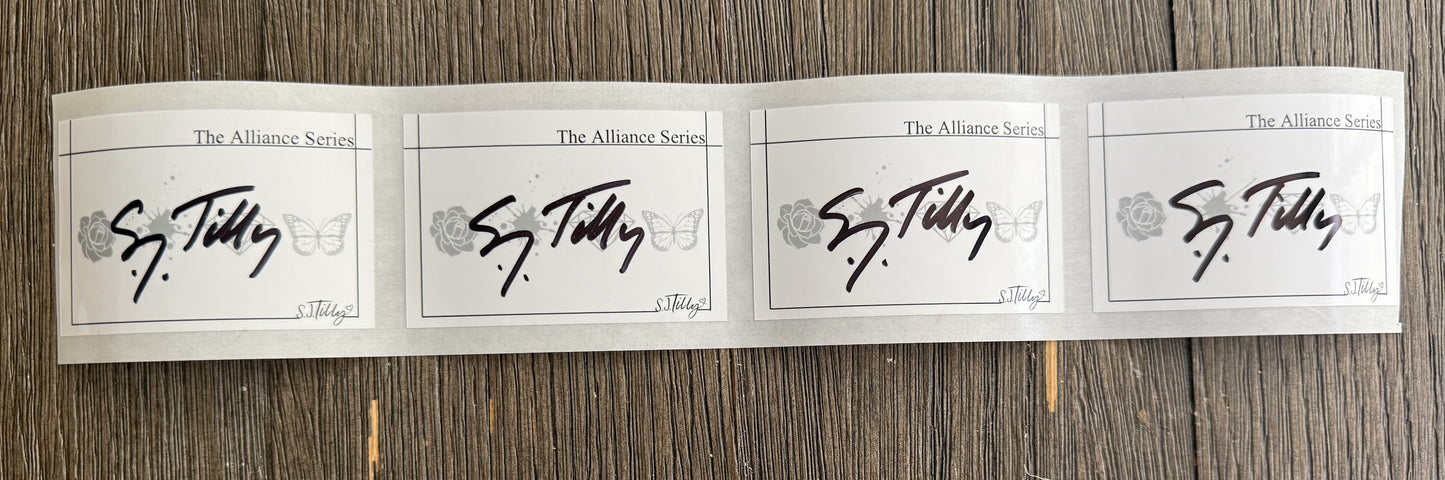 Alliance Series Book Plates (signed)