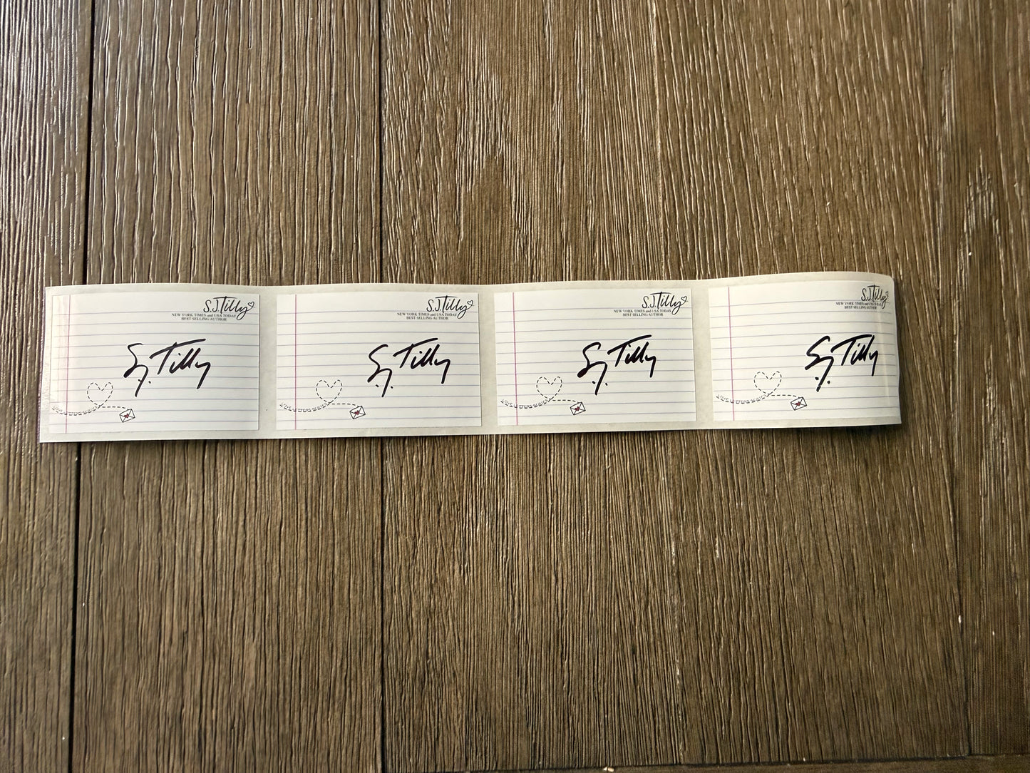 Love Letters Series Book Plates (signed)