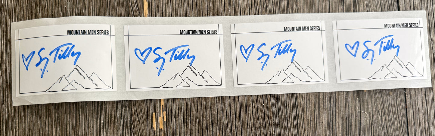 Mountain Men Series Book Plates (signed)