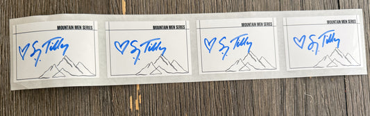 Mountain Men Series Book Plates (signed)