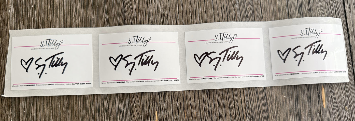S.J. Tilly Book Plates (signed)
